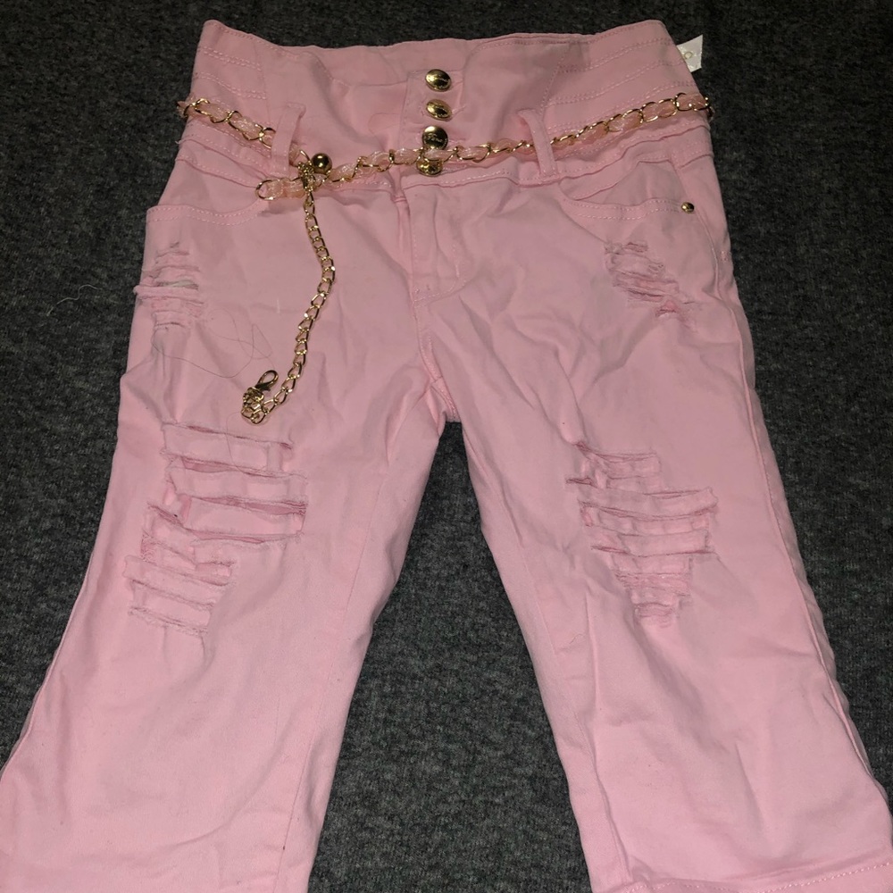 Pink shorts